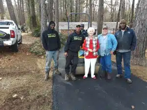 Mom loves her new driveway and they guys who made it happen!